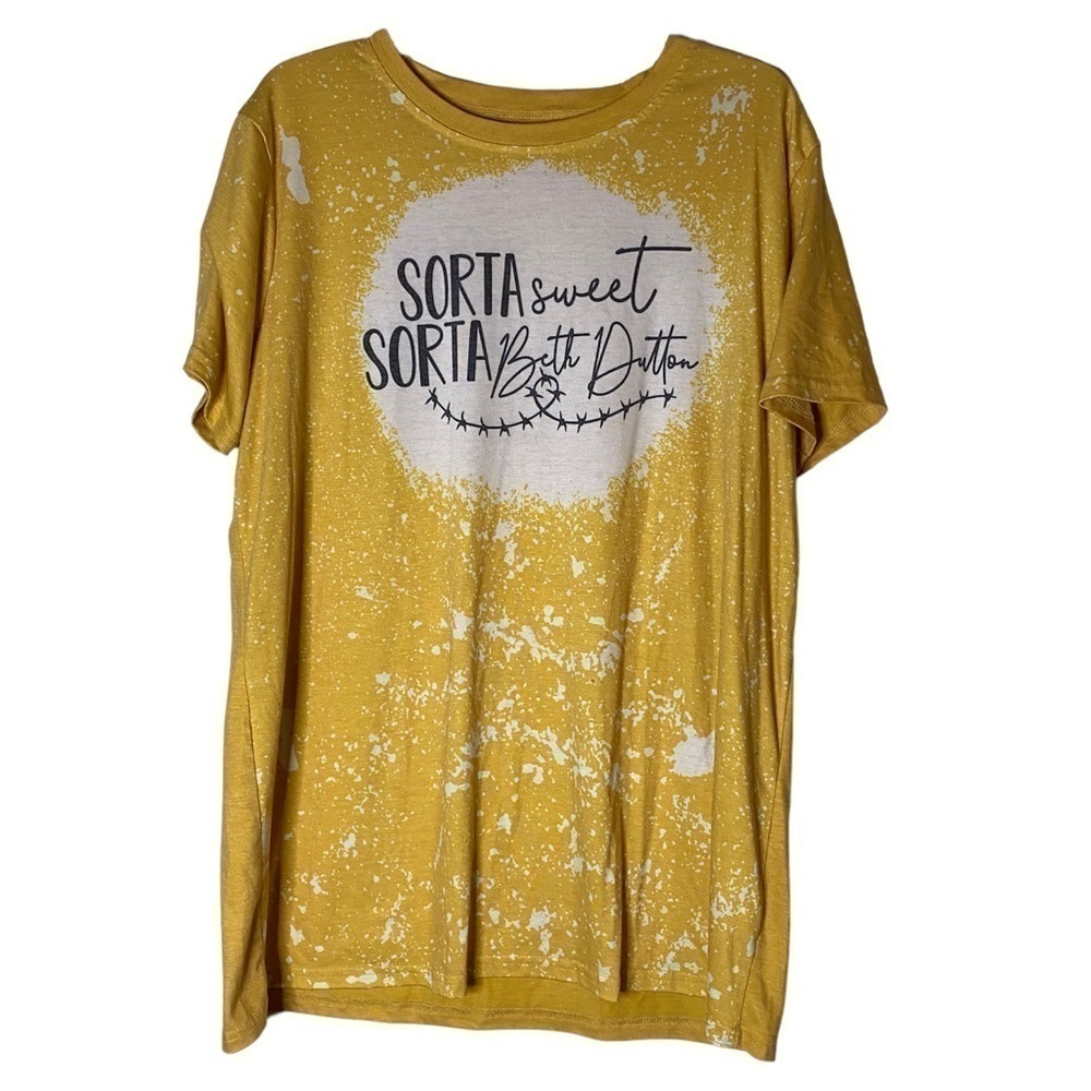 Sorta Sweet, Sorta Beth Dutton Tie Dye Women’s Plus Size Tee